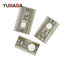 1005020pcs 반원형 탄성 롤인 t 스프링 너트 m3 m4 m5 m6 m8 2020 3030 4040 454 알루미늄 프로파일 홈, 4545-m8-20pcs