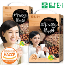 진한 향기 담터 호두 아몬드 율무차 (18g 50개) X 2개