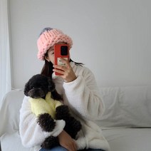 페시얌 강아지 집업 후리스 커플룩 8color, 아가옷, 챠콜
