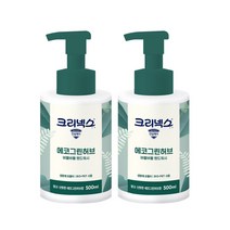 크리넥스버블핸드워시 에코그린허브향500mlX2개