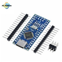 아두이노키트 프로그래밍 전자 아두이노 모듈 부품 미니 usb type-c usb v3.0 ch340 atmega328p-au 컨트롤러 개발 보드 모듈 atmega328p 5v, usb 유형 c