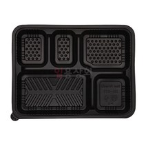 일회용 도시락 용기 JH-018 5칸 300세트, 단품, 단품