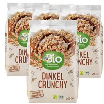 디엠바이오 dmBio Crunchy Muesli 독일 스펠트 크런치 뮤즐리 500g, 4팩