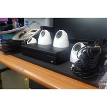 사무실CCTV 매장용감시카메라 HD녹화기와 HD돔적외선카메라4개세트(실내용)판매 합니다^^, 3개