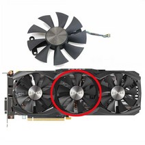 범용호환 85mm 4 핀 GA91S2H GTX 980TI 쿨러 Zotac GeForce AMP 6 GB GTX980Ti ARCTICSTORM TITAN X 12, 02 1pcs