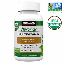 커클랜드 시그니처 USDA 올가닉 멀티비타민 80정 (태블릿) Kirkland Signature Organic Multivitamin