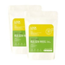 [경기점] 메가커피l 룩아워티 캐모마일 블렌딩 피스 오브 마인드 20티백 2개세트