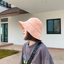 여름페도라햇 솔리드 무지 벙거지 여성 봄 트렌드 오목 조형물 캐쥬얼 돔형 썬캡 선캡 2020158334