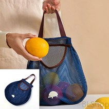 채소보관 야채망 네이비 마늘 보관망 인테리어 메쉬망