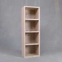 아레다 2단3단4단 공간박스 책장 큐브 칼라 박스 400 600, 400 사이즈 4단/워시