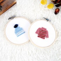 프랑스자수 DIY세트 겨울시리즈 따뜻한소품, 스웨터