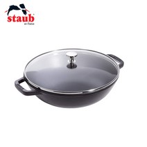 STAUB 스타우브 스몰웍 30cm 스몰팬 관부가세포함 독일직배송, 블랙