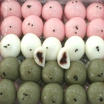 3색 잔기지떡 기정떡 맛집 기정방울떡 기지떡 술떡, 삼색 (50개)