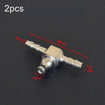 오일주입기 2 개/몫 금속 L 유형 커넥터 T 3 Bosch 인젝터 용 레일 리턴 오일 역류 파이프, 02 2pcs T Type, 2개