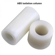 토우 앙카 석고 단열 컬럼 플라스틱 포스트 스트레이트 스루 나일론 슬리브 ABS 가스켓 원형 구멍 기둥 간격 M3M4M5 100Pcs 143936, M4 X D7, 5mm