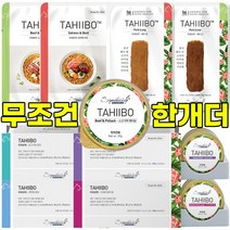 시그니처바이 타히보 간식 자연식 화식 캔 BOX, 고양이 연어와 비트 1BOX + 1P