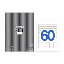 폼텍 바코드용 라벨지 20매 60칸/LQ-3101