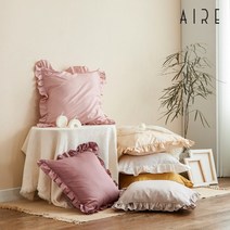 더데이 프릴 6COLOR 고밀도 순면 쿠션커버