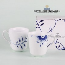 [로얄코펜하겐] 로얄 코펜하겐 메가 머그(2pcs)세트-0.37L, 선택옵션:메가 머그(2P)세트(0.37L)