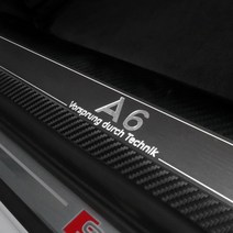 가오 아우디 A6C8 AL 도어스텝 발자국 기스방지 실내 악세사리 인테리어 몰딩 튜닝 용품, KAO_AL도어스텝_아우디A6C8