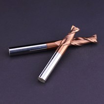 금속절단기날 그라인더날 철판절단기 미니원형톱 충전각도절단기 2플루트 카바이드 엔드 밀 HRC55 합금 코, 04 2.5X7X4X50