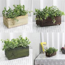 방부목화분 230 130 size 옥상텃밭 베란다화단 직사각형 상추화분 만들기, 올리브그린