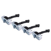 자동차 4PCS Door Stop Check Strap Arm Auto Lock Actuator Replacement Parts For -Toyota Corolla 2007 200, 01 Silver