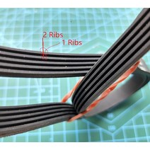 컨베이어 벨트PJ360 고무 컨베이어 벨트 드라이브 립, 06 9 ribs_03 PJ380_01 1 개