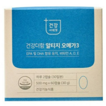 함소아제약 건강더함 알티지오메가3 (30일분), 60정, 12박스