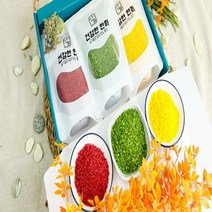 산봄 홍국쌀 강황쌀 클로렐라쌀 컬러 쌀 선물세트, 1개(3종 선물세트)