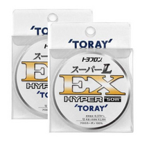 토레이 슈퍼 L EX 하이퍼 카본라인 목줄 50m 2p, 내츄럴