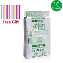 폴라로이드 즉석 카메라 즉석필름 필름 옵션 포토 9 후지 인스탁스 미니, 10매 미니 화이트