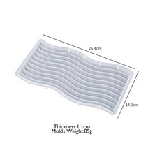 도자기공예 만들기 도구 물레 DIY시멘트 U 자형 트레이 도자기 금형 DIY 콘크리트 석고 아치 무지개 배경, 03 03