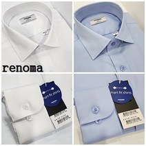 [레노마셔츠(아울렛)] [레노마셔츠]일반핏/활동성 편한 P40 트윌 스판 솔리드/옴므 정장