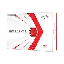 Callaway 갤러웨이 슈퍼소프트 여성용 핑크 골프공, 레드, 5개