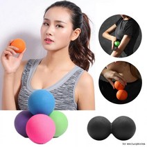 마사지볼 땅콩볼 라크로스볼 안마기 지압기 폼롤러, 싱글마사지볼(블루), 1개