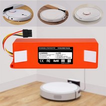 샤오미 치후360 단후이 아이로봇 호환용 2022 샤오미 로봇 진공 청소기 유지 보수 부품 Roborock 144V 6500, 03 7800mAh