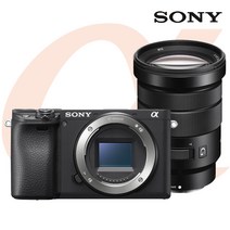 소니 알파 A6400  E PZ 18-105mm F4 G OSS 렌즈 공식대리점 미러리스카메라, 블랙바디