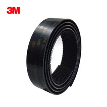 3M 듀얼락 양면 테이프 벨크로 찍찍이, 3M SJ3550CF-블랙 /, 2.54cmX50cm