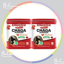 (2팩 선물 할인세트) 캐나다 뉴트리돔 프리미엄 차가버섯 차가티 분말 그라인드 160g N118