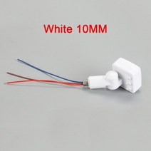 동작감지센서 Ultrathin LED 홍수 빛 PIR 운동 측정기 발견 자 방수 옥외 85-265V IP65 조정 가능한 스위치 10/12mm, [01] 10MM White