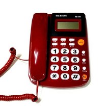 태경 TK-500 발신자정보표시 유선전화기 사무용 가정용 빅버튼, TK-500 (레드)