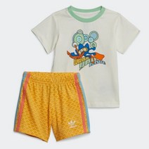 [아디다스키즈 adidaskid] IB8614 쇼츠 티 세트 SHORT TEE SET 아동의류