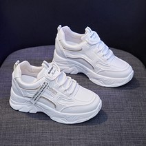 사사로이 여성 운동화 키높이운동화 흰색운동화 학생운동화 7cm