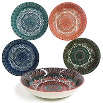 북유럽패턴 원형접시 5종 14cm (찬기 도자기접시 앞접시 접시세트), 스웨디시