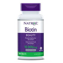 NATROL 비오틴 BIOTIN 1000mcg. 헤어 네일 신체 비타민 B등, 1세트