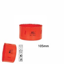 디앤씨공작소 바이메탈 홀쏘 홀컷터 홀쇼 105MM 목공용홀쏘 미니원형톱 철판홀스, 1개