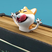 해피앤몰 동물 책갈피 3D 입체 북마크, 시바견