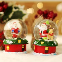 파티해크리스마스 스윗홈 워터볼 스노우볼 6.5cm, 산타