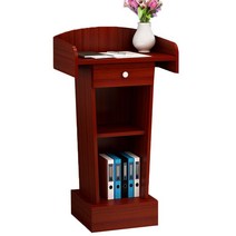 인포메이션 단상 교탁 학교 강연대 무대 사회자 연설대 강의대, 2단 레드1